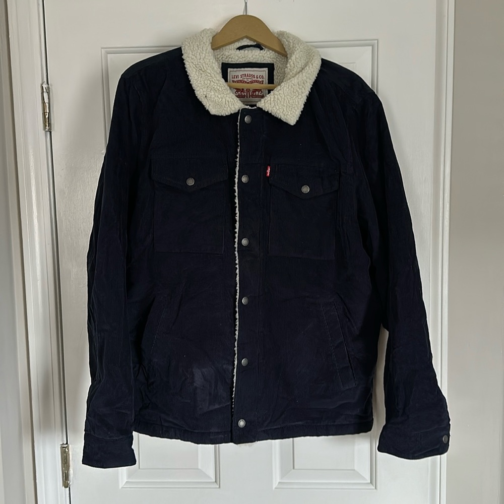 Levis Corduroy Sherpa Trucker Jacket